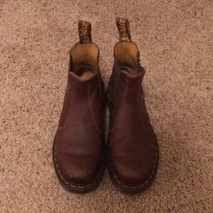 Brown Dr. Marten Chelsea boot